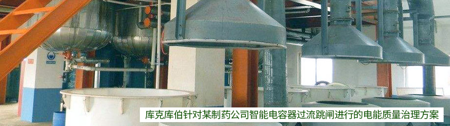 庫克庫伯針對某制藥公司智能電容器過流跳閘進行電能質(zhì)量方案治理