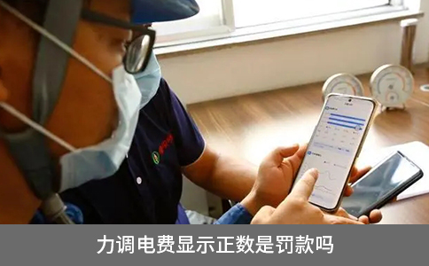 力調電費顯示正數(shù)是罰款嗎